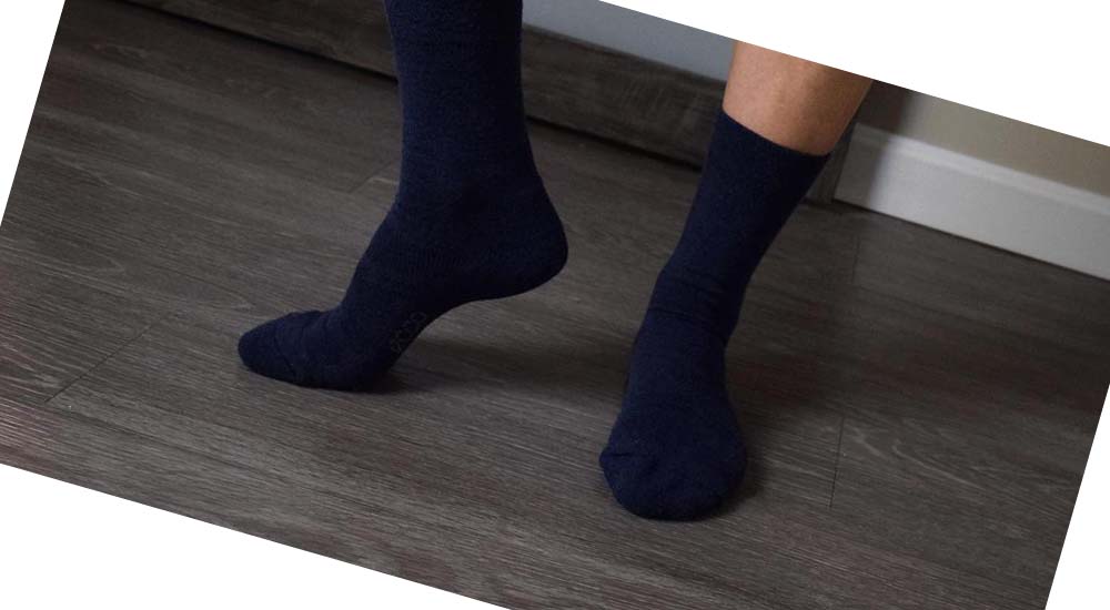 Women's Ecco Dress Short-Crew Socks Navy | Canada 424TCE